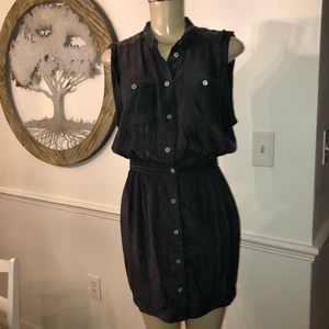 Anthropologie dress Shine & Shadow Yellow is Gold